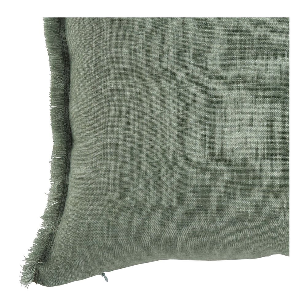 Image of Mini Coussin CHLOÉ en lin lavé Céladon 