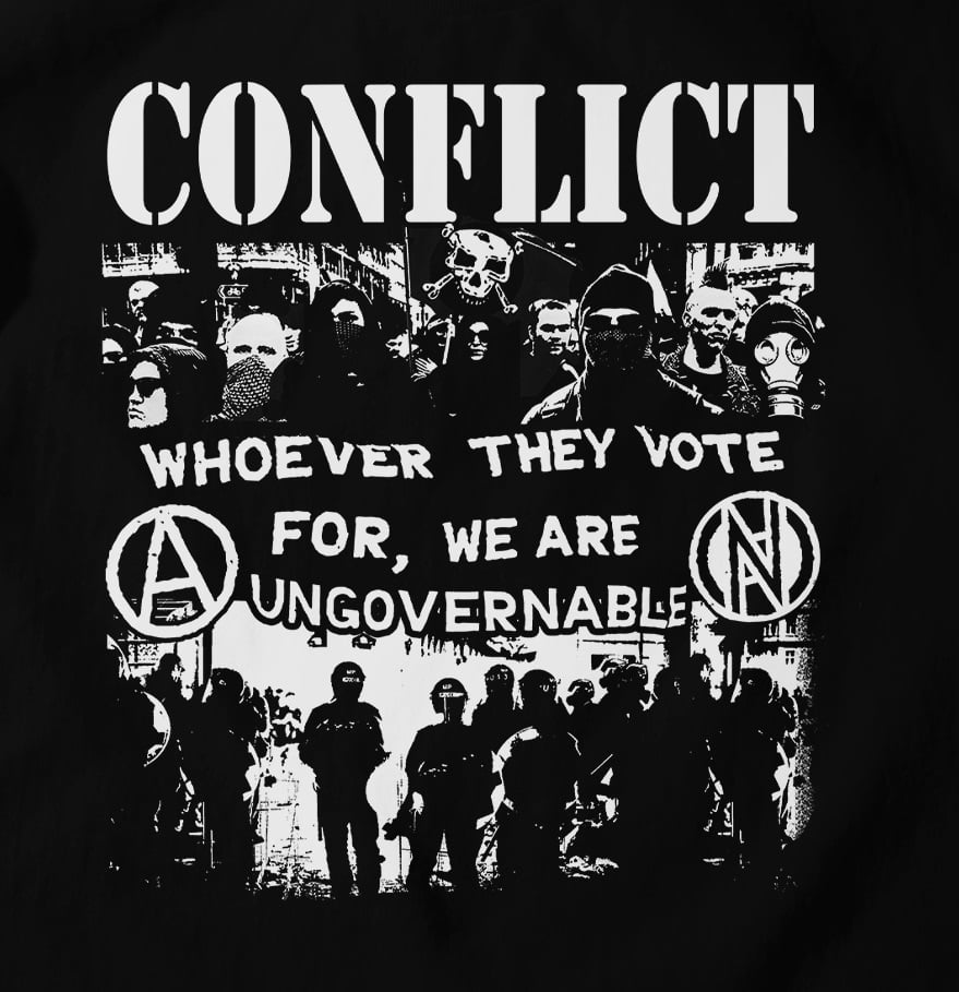 Image of CONFLICT - We are Ungovernable Tshirt