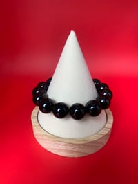 Image of BRACELET ONYX BOULES 14mm