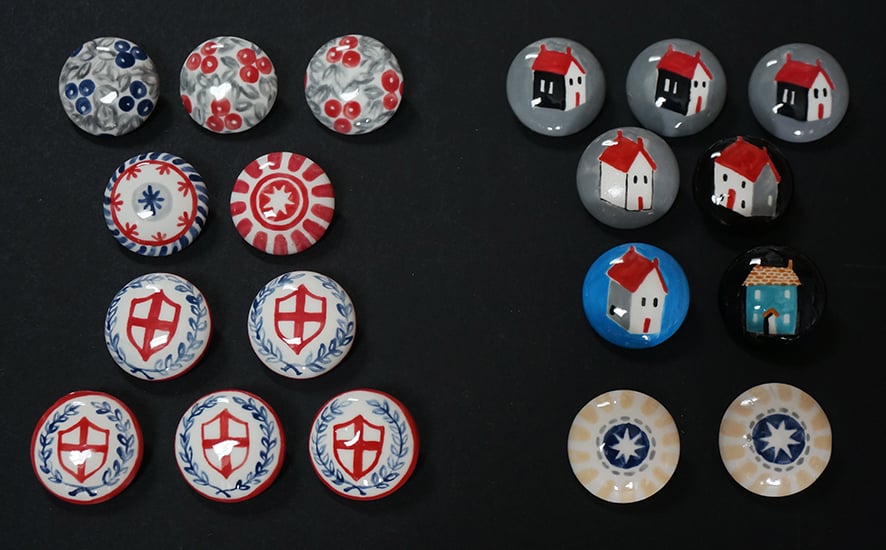 Image of SALE - Button Brooches