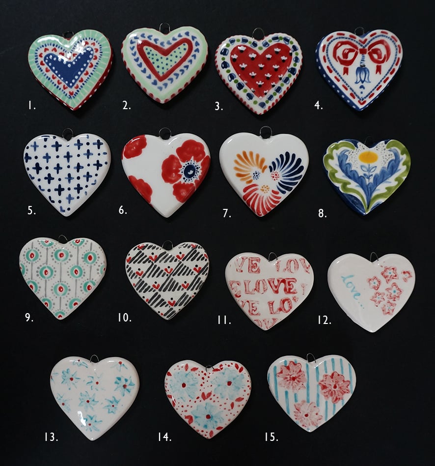 Image of SAMPLE - Heart Decorations