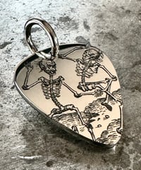 Dance Macabre Silver Plectrum 
