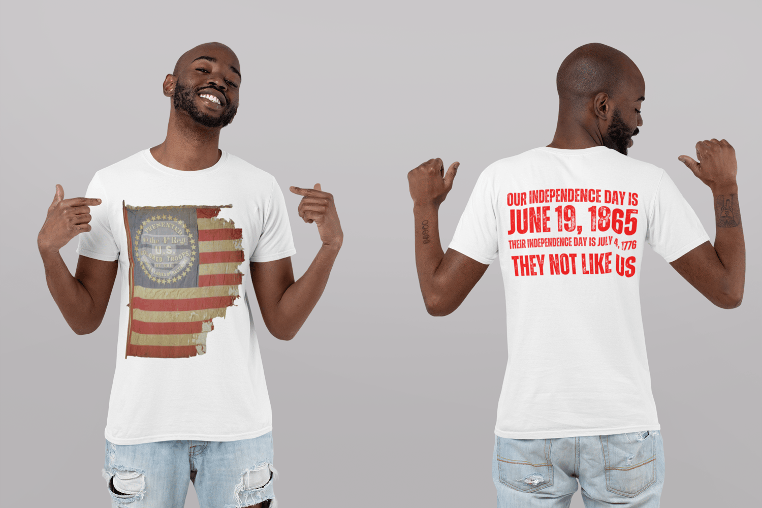 Image of THEY NOT LIKE US INDEPENDENCE TSHIRT