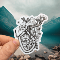 Image 1 of Follow your Heart - transparent sticker