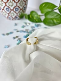 Image 3 of Turquiose Chevron Ring