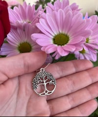 Image 1 of Tree of life silver pendant necklace 