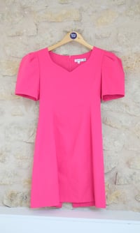 Image 1 of Robe Oaxaca rose fushia