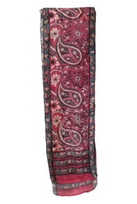 1970s Paisley Indian Silk Scarf
