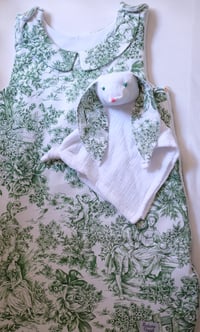 Image 15 of Gigoteuse toile de Jouy verte