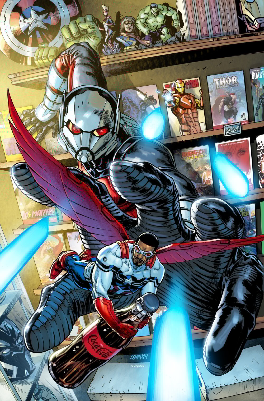 Avengers #17 Marvel x Coca Cola variant cover