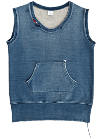 Image 1 of Kapital Kounty Boro Sweater Vest - 3