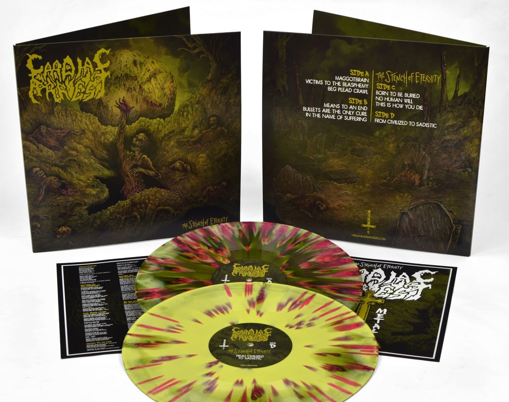 CARDIAC ARREST - "The Stench Of Eternity" 12" gatefold double LP