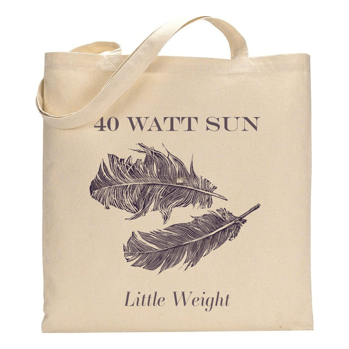 Image of *PRE-ORDER* 40 Watt Sun | 'Little Weight' tote bag