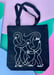 Image of Line Connect Tote Bag Black 