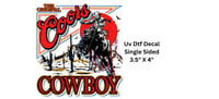 The Original Coors Cowboy Uv Dtf Decal D2094 Beer Decal 
