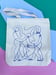 Image of Line Connect Canvas Tote Bag