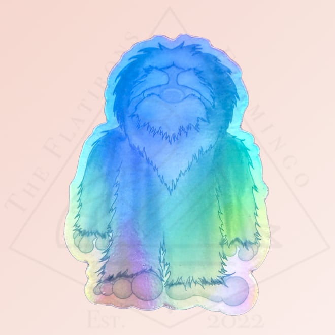 Image of Yeti - Holographic Sticker