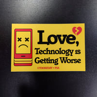 Love, Technology Sticker