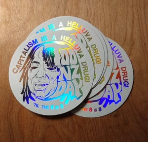 Image of Rick James Melt - Helluva Drug! Sticker