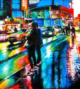Image of 'TIme Square - NYC' - Limited edition print