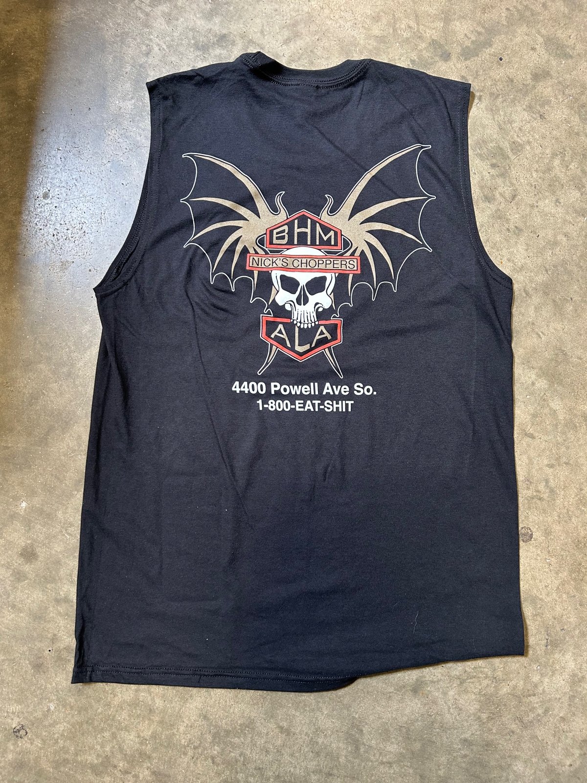 Image of NICK'S CHOPPERS Bad Boy Muscle Tee