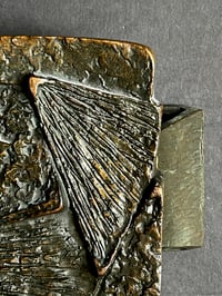 Image 6 of Bronze Push-Pull Handle with Abstract Design, 20th Century