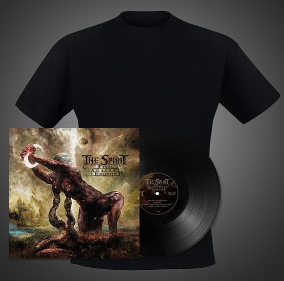 Image of Bundle - "Songs Against Humanity" Vinyl (trifold) black + A shirt of your choice