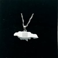 Image 3 of JAMAICA MAP NECKLACE