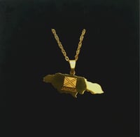 Image 1 of JAMAICA MAP NECKLACE