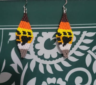 Image of Bear Flag Earrings