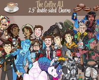 Image 1 of Pre-Order: Coffee AU Borderlands 2.5in charms