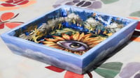 Image 2 of Sun Flower Lover's Eye Original Oil Painting 