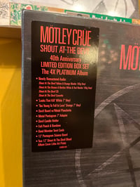 Image 2 of Motley Crue SHOUT AT THE DEVIL 40TH ANNIVERSARY LIMITED EDITION BOX SET