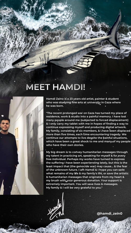 Image of SHARK ART x Hamdi Zaino