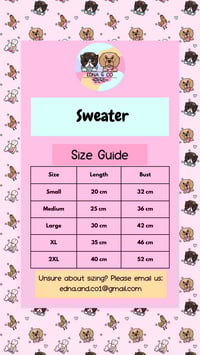 Image 6 of Cozy Baby Pink, Baby Blue & Beige Pet Sweater