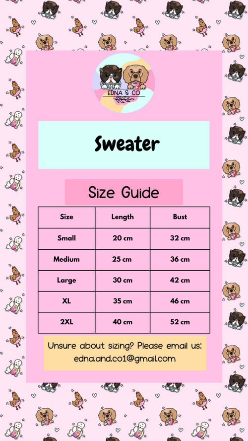 Image of Cozy Baby Pink, Baby Blue & Beige Pet Sweater