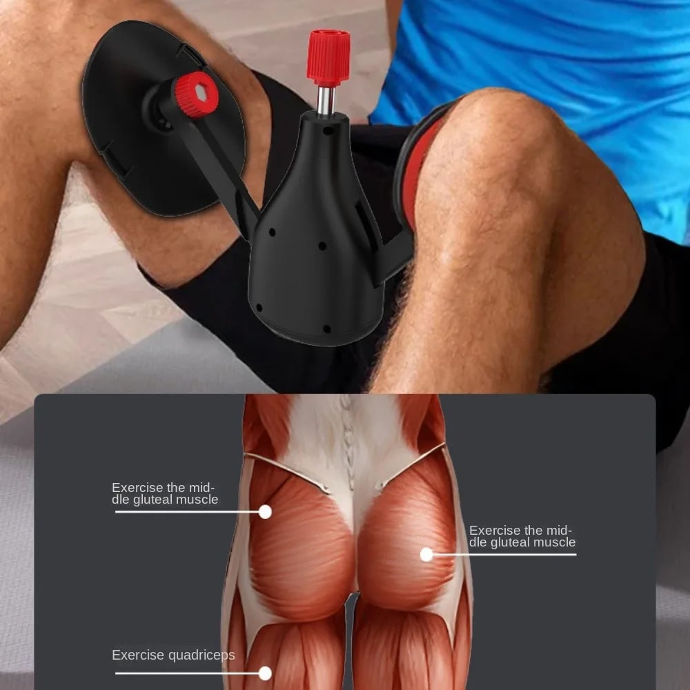 360 Degree Rotating Pelvic Muscle Trainer Adjustable Workout Equipment Inner Thigh Exerciser