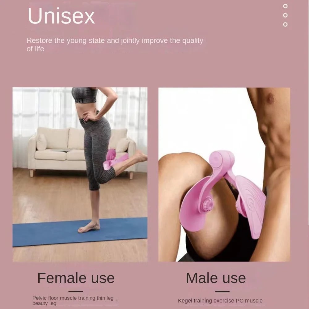 360 Degree Rotating Pelvic Muscle Trainer Adjustable Workout Equipment Inner Thigh Exerciser 