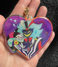 Image 4 of (PRE-ORDER - CLOSED) Fizz & Ozzy Heart Charm