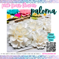 Image 1 of Flower: PALOMA  | Diy Cut Outs |