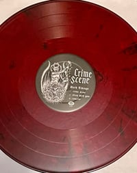 Image 2 of CRIME SCENE - "Dark Tidings" 12" EP (Red Vinyl) 