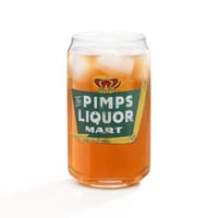 Image 4 of the pimps Liquor Mart Can-Shaped Glass