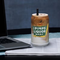 Image 3 of the pimps Liquor Mart Can-Shaped Glass