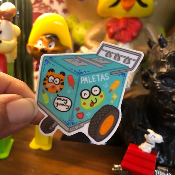 Image of Paleta Cart Sticker