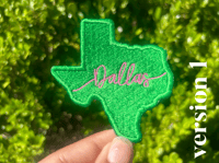 Image 2 of Dallas Texas patch (custom Colors)