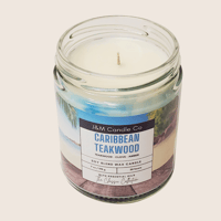 Image 3 of CARIBBEAN TEAKWOOD SCENTED CANDLE