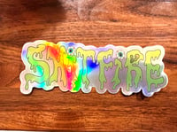 Image 1 of Holographic Shitfire Sticker