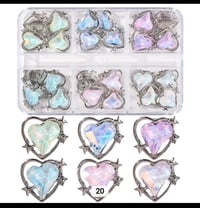 RAINBOW HEART CHARMS