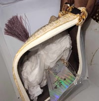 Image 2 of Cross body Straw Bag Small 