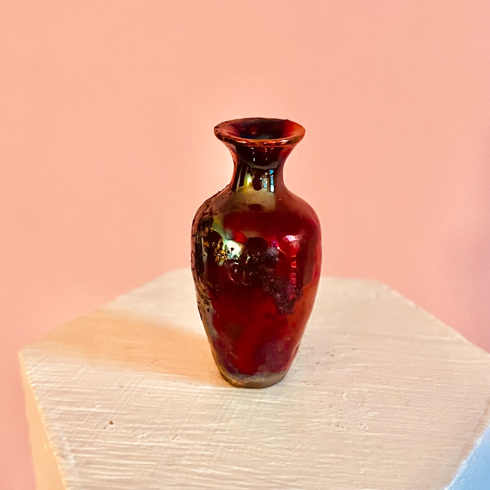 Image of Coppery Rainbow Vase